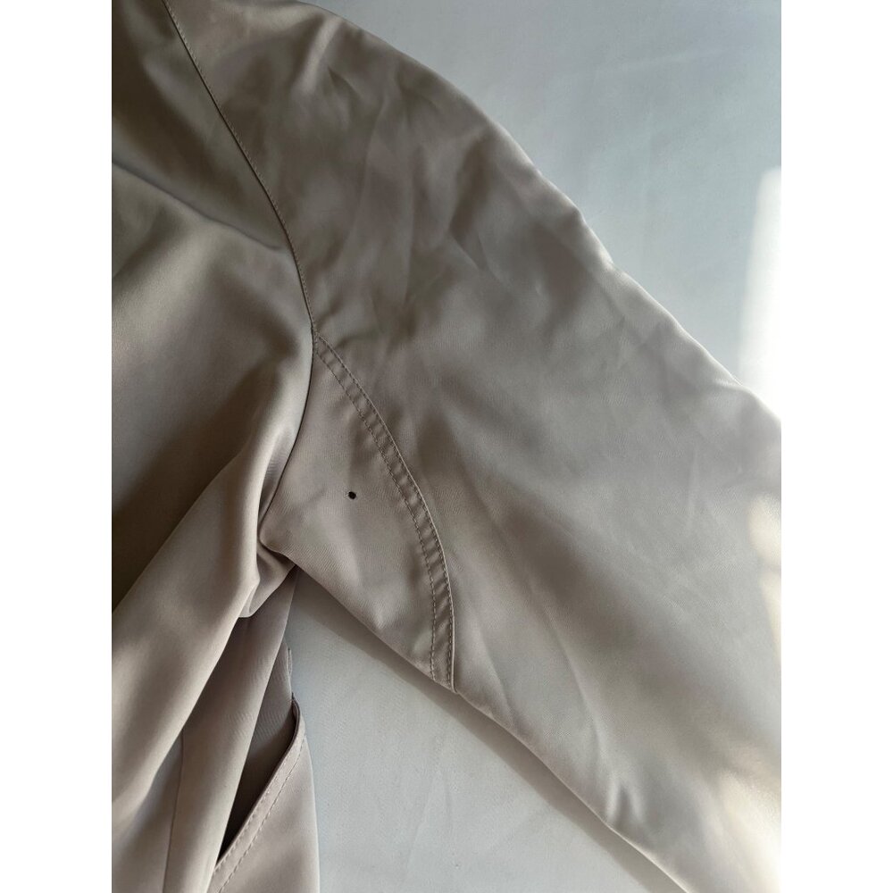 Fitz-Wright Beige Hooded Jacket M Polyester & Nyl… - image 3